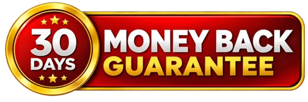 30 days money back guarantee